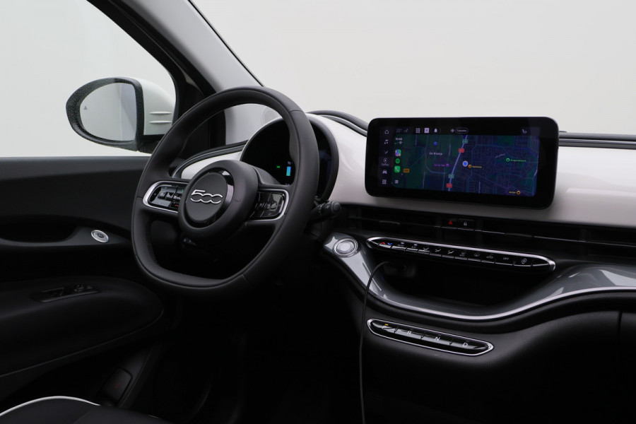 Fiat 500C Icon 42 kWh Cabrio Virtual Cockpit, Climate, Cruise, Apple Carplay, Camera, Stoelverwarming, 16''