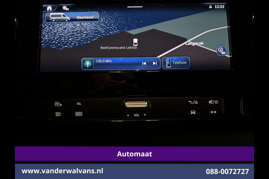 Mercedes-Benz Sprinter 317 CDI 170pk 9G-Tronic Automaat L2H2 Euro6 Airco | Camera | Navigatie | LED | Cruisecontrol Chauffeursstoel, Stoelverwarming, 270 Graden Achterdeuren, Parkeersensoren, Bijrijdersbank, 3500kg Trekvermogen mogelijk!