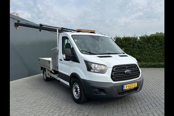 Ford Transit 350 2.0 TDCI 130 PK AWD / 4x4 / HIAB T-CLX 013 KRAAN / AWD / TREKHAAK / AIRCO / 2.800 KG AHG