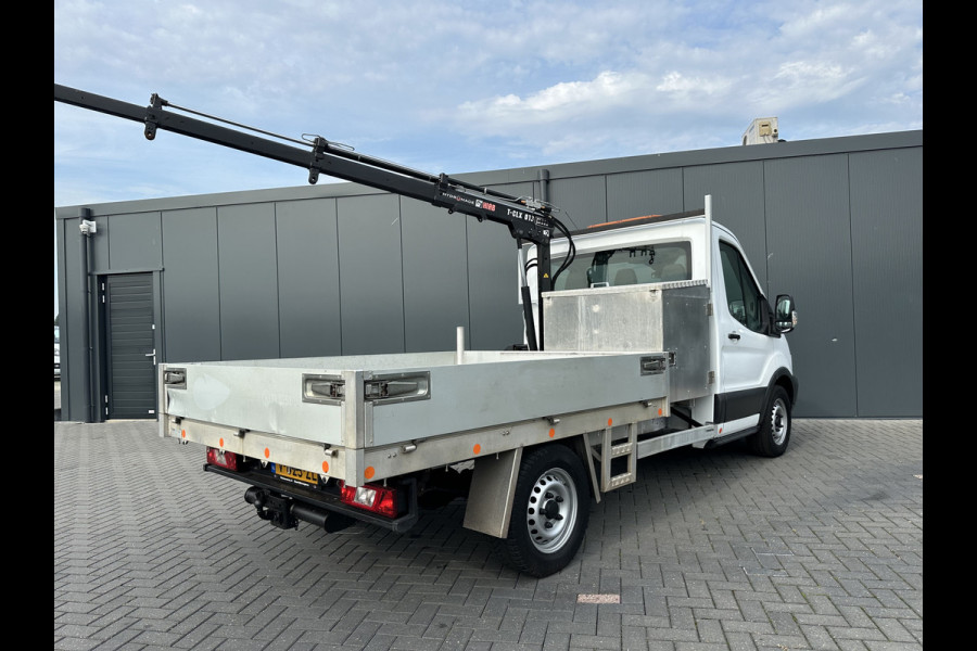 Ford Transit 350 2.0 TDCI 130 PK AWD / 4x4 / HIAB T-CLX 013 KRAAN / AWD / TREKHAAK / AIRCO / 2.800 KG AHG
