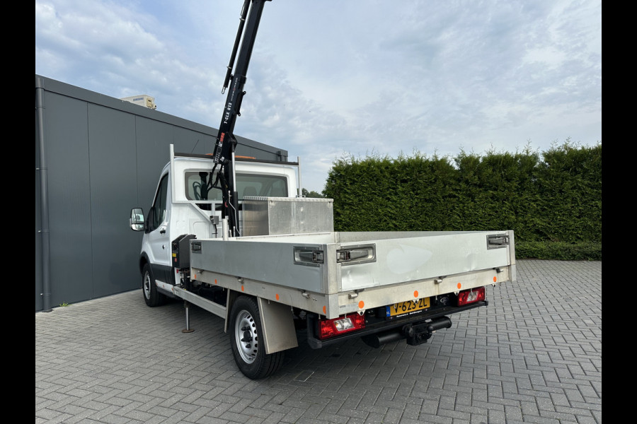 Ford Transit 350 2.0 TDCI 130 PK AWD / 4x4 / HIAB T-CLX 013 KRAAN / AWD / TREKHAAK / AIRCO / 2.800 KG AHG