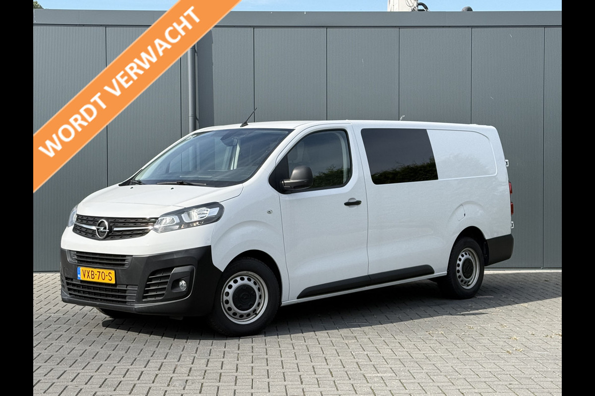 Opel Vivaro 2.0 CDTI 145 PK / L3H1 / 6-PERS DUBBELE CABINE / WORDT VERWACHT / TREKHAAK / CRUISE / 1e EIG. / AIRCO
