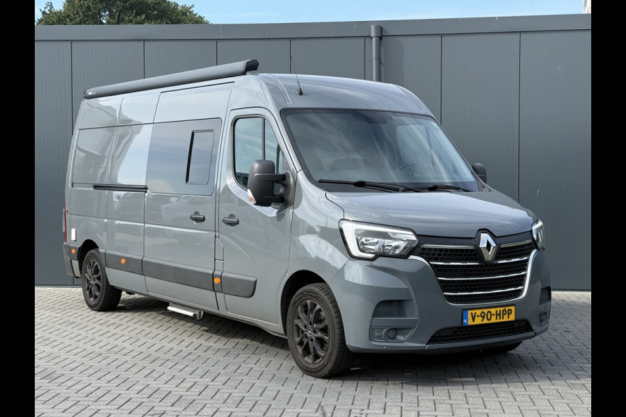 Renault Master T35 2.3 dCi 180 PK AUTOMAAT / L3H2 / CAMPER / GRIJS KENTEKEN / ZONNEPANEEL / LUIFEL / VENTILATIE / CAMERA / TREKHAAK