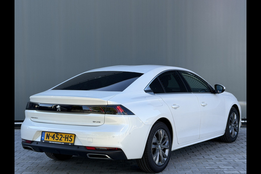 Peugeot 508 BWJ 2021 | 1.2T 131PK Allure AUTOMAAT | CLIMA | LED | STOELVERW | NAVI | LEDER/STOF | AGR | CARPLAY | PRIVACY GLASS | PDC 2X |