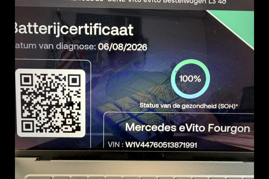 Mercedes-Benz Vito-EVito 116PK Extra Lang 41 kWh CarPlay/Navigatie Systeem/Achteruitrijcamera