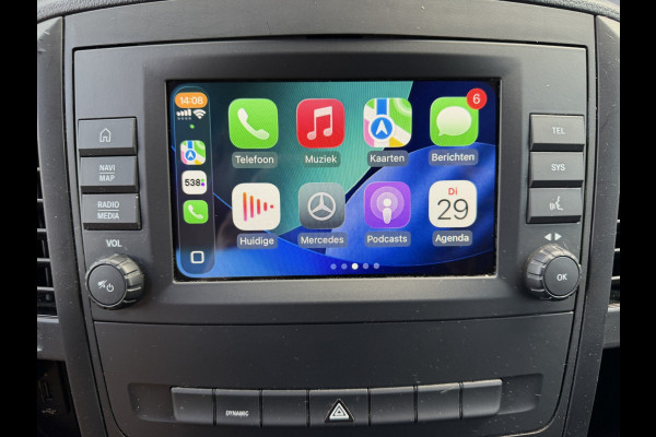 Mercedes-Benz Vito-EVito 116PK Extra Lang 41 kWh CarPlay/Navigatie Systeem/Achteruitrijcamera