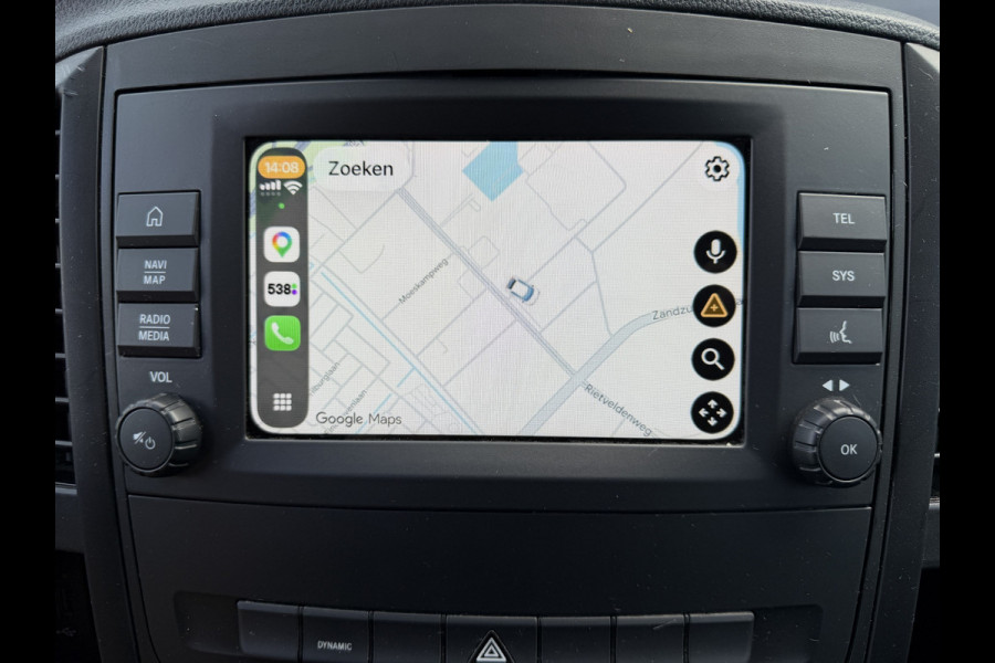 Mercedes-Benz Vito-EVito 116PK Extra Lang 41 kWh CarPlay/Navigatie Systeem/Achteruitrijcamera