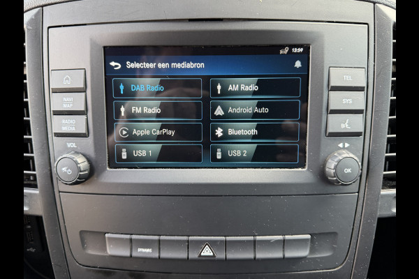 Mercedes-Benz Vito-EVito 116PK Extra Lang 41 kWh CarPlay/Navigatie Systeem/Achteruitrijcamera