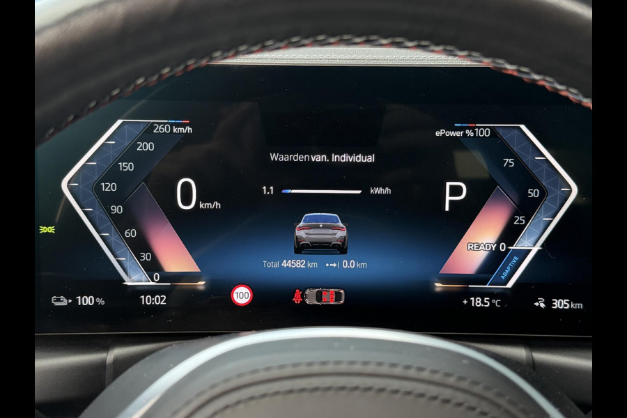 BMW i4 M50 High Executive 84 kWh 19"/SOH 99%/Schuif-kanteldak/Trekhaak/Leder + memory/Stoel + stuurverwarming/Harman Kardon/Dodehoek/Adaptieve cruise/Keyless/360 camera