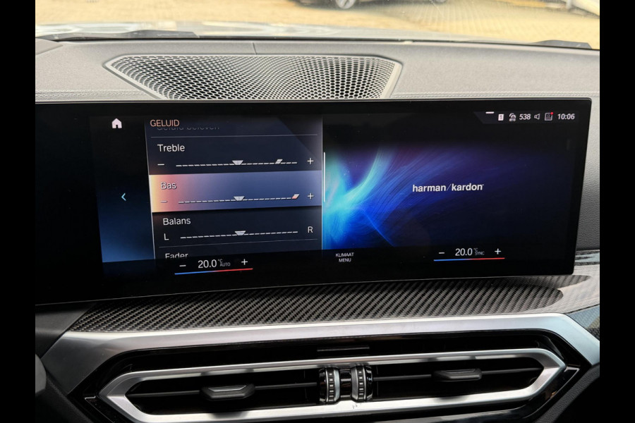 BMW i4 M50 High Executive 84 kWh 19"/SOH 99%/Schuif-kanteldak/Trekhaak/Leder + memory/Stoel + stuurverwarming/Harman Kardon/Dodehoek/Adaptieve cruise/Keyless/360 camera