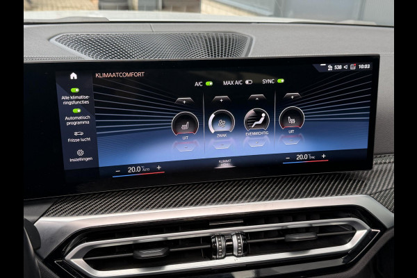BMW i4 M50 High Executive 84 kWh 19"/SOH 99%/Schuif-kanteldak/Trekhaak/Leder + memory/Stoel + stuurverwarming/Harman Kardon/Dodehoek/Adaptieve cruise/Keyless/360 camera