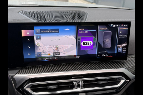 BMW i4 M50 High Executive 84 kWh 19"/SOH 99%/Schuif-kanteldak/Trekhaak/Leder + memory/Stoel + stuurverwarming/Harman Kardon/Dodehoek/Adaptieve cruise/Keyless/360 camera