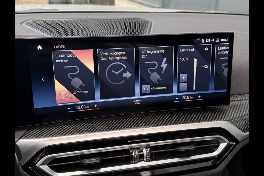 BMW i4 M50 High Executive 84 kWh 19"/SOH 99%/Schuif-kanteldak/Trekhaak/Leder + memory/Stoel + stuurverwarming/Harman Kardon/Dodehoek/Adaptieve cruise/Keyless/360 camera