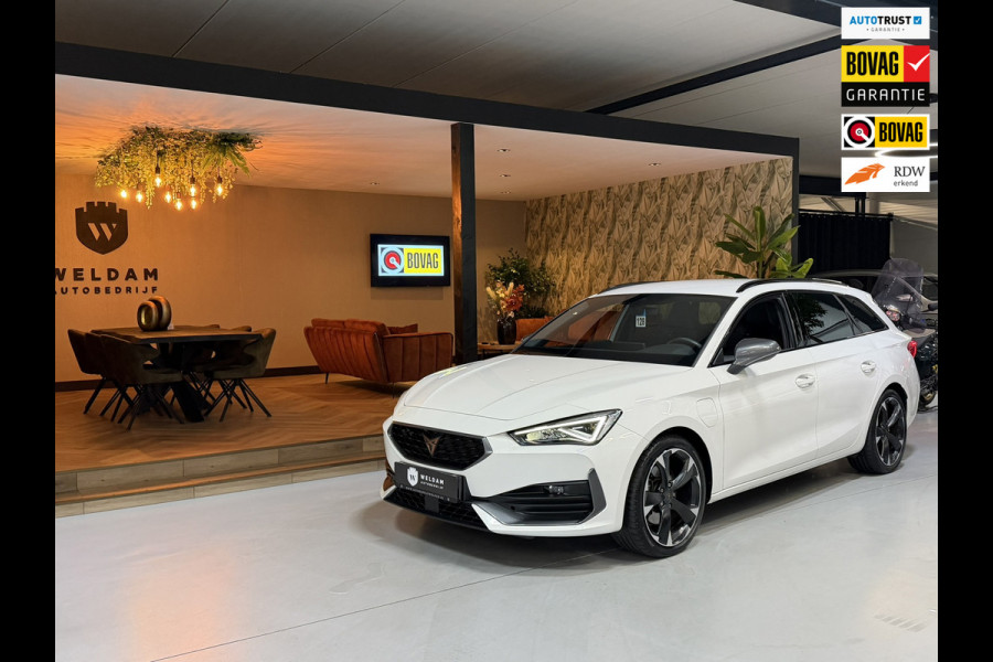CUPRA Leon Sportstourer 1.4 e-Hybrid VZ Copper 94%SOH 245PK Garantie|BTW|ACC|Elect Trekhaak|Sfeerverl|Virtual Cockpit|Navi|CarPlay
