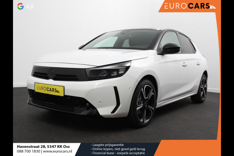 Opel Corsa 1.2 Turbo 136pk Automaat Hybrid GS Line Navigatie Apple Carplay/ Android Auto Camera Parkeersensoren Cruise Control Stoel- en stuurverwarming Lichtmetalen velgen Getinte ramen