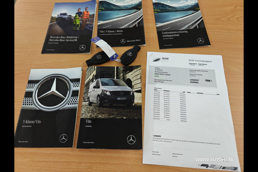 Mercedes-Benz Vito 111 CDI Euro 6 , 1e Eig. Apk Aug 2027 , Airco , werkplaats inrichting , nette bus