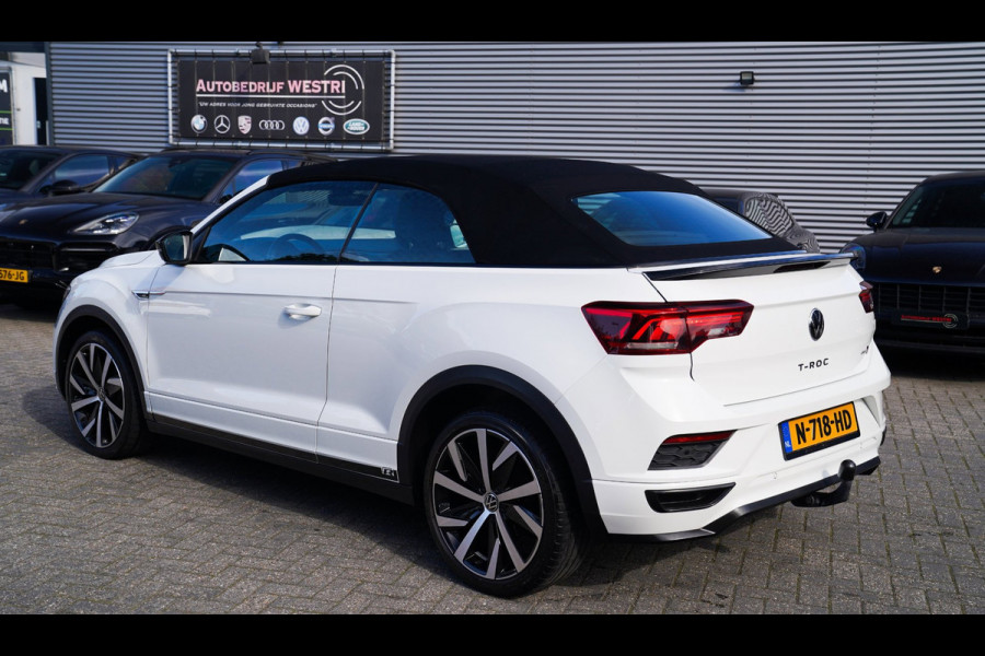 Volkswagen T-Roc Cabrio 1.5 TSI R-Line | Luxe Leder | Ruitjes leer | Trekhaak | Stoelverwarming | Facelift | Vlak R-line Stuur |