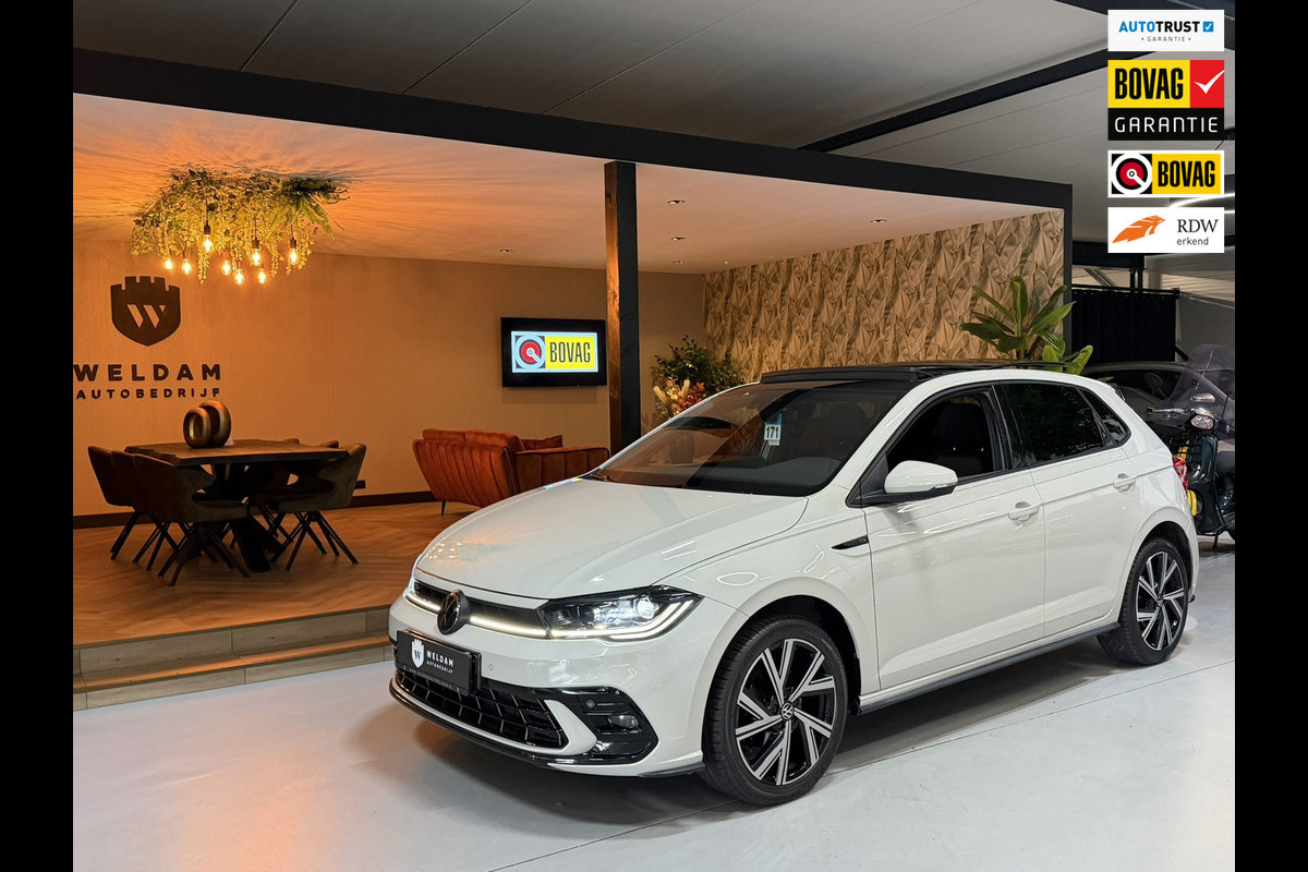 Volkswagen Polo 1.0 TSI R-Line Business Garanite|IQ Light|Pano|Virtual Cockpit|ACC|Camera|Navi|CarPlay|LED|Rijklaar