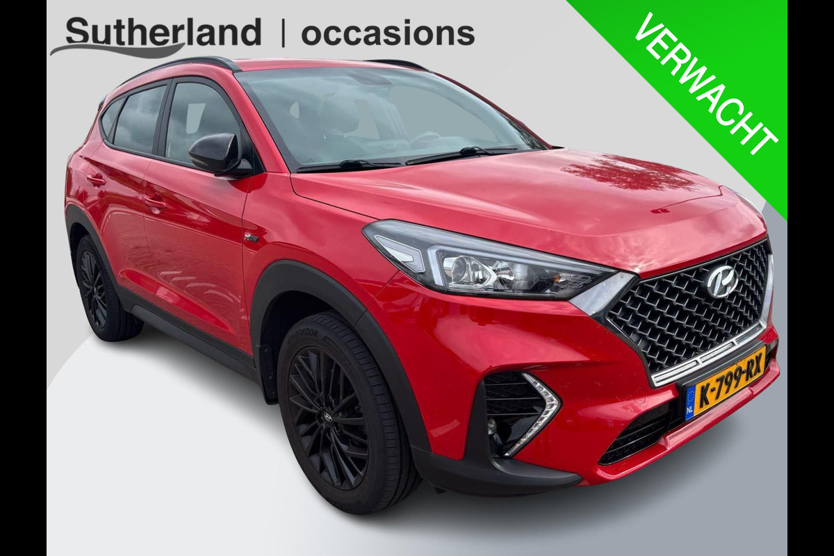 Hyundai Tucson 1.6 GDi N-line 132 PK | Stoelverwarming | Navigatie | Cruise Controle | Stuurwielverwarming | 18 inch lichtmetalen velgen | Alcantara