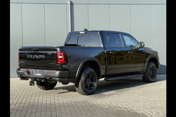 Dodge Ram 1500 3.0 420 PK REBEL PREMIUM / LUCHTVERING / 2025 MODEL / INCL PRINS LPG! / PANO / 360 CAMERA / TREKHAAK / 3500 KG AHG / NIGHT