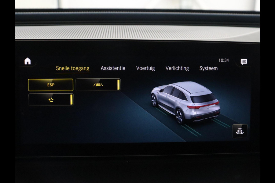 Mercedes-Benz EQC 400 4MATIC AMG Line 80 kWh | SOH 95.8% | Panoramadak | Trekhaak | Camera | Sfeerverlichting | Climate control | Half Leder | Stoelverwarming |