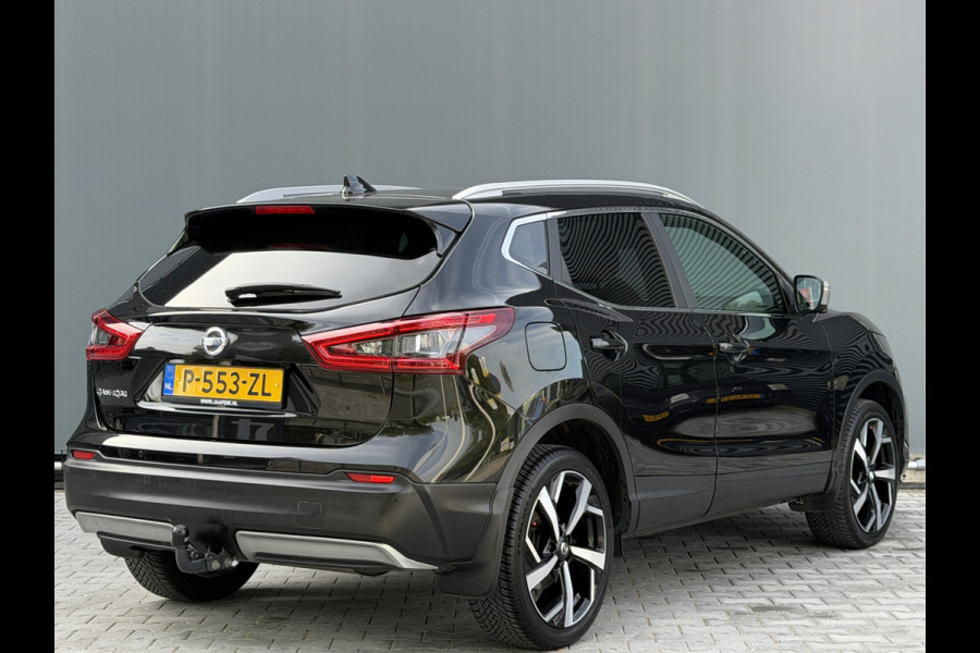 Nissan QASHQAI BWJ 2019 | 1.2T 116PK Tekna + | TREKHAAK | PANO DAK | LEER | CLIMA | 360 CAMERA | STOELVERW | 19'' LMV |