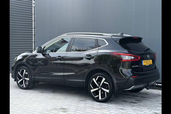 Nissan QASHQAI BWJ 2019 | 1.2T 116PK Tekna + | TREKHAAK | PANO DAK | LEER | CLIMA | 360 CAMERA | STOELVERW | 19'' LMV |