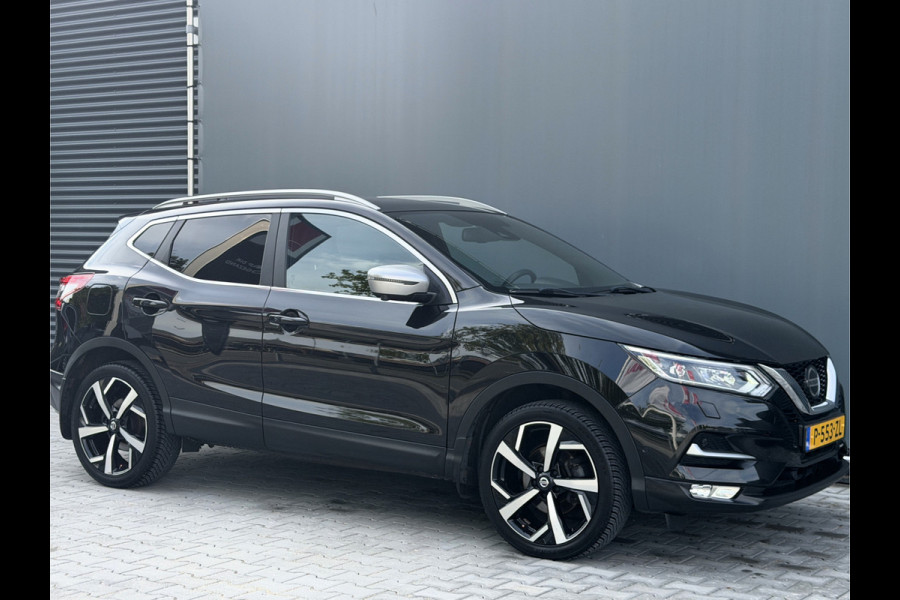 Nissan QASHQAI BWJ 2019 | 1.2T 116PK Tekna + | TREKHAAK | PANO DAK | LEER | CLIMA | 360 CAMERA | STOELVERW | 19'' LMV |