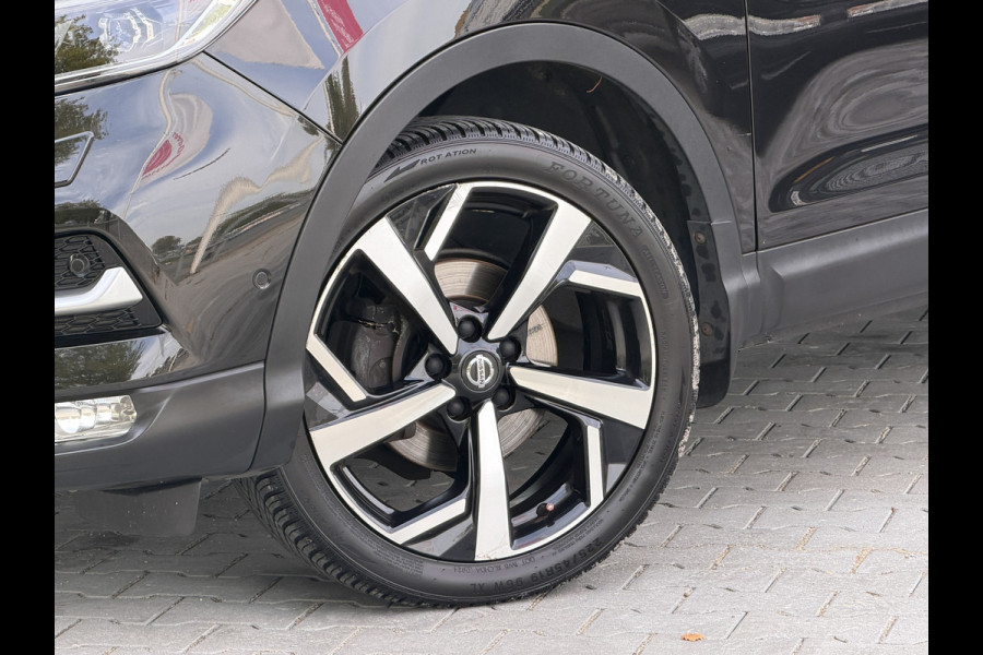 Nissan QASHQAI BWJ 2019 | 1.2T 116PK Tekna + | TREKHAAK | PANO DAK | LEER | CLIMA | 360 CAMERA | STOELVERW | 19'' LMV |