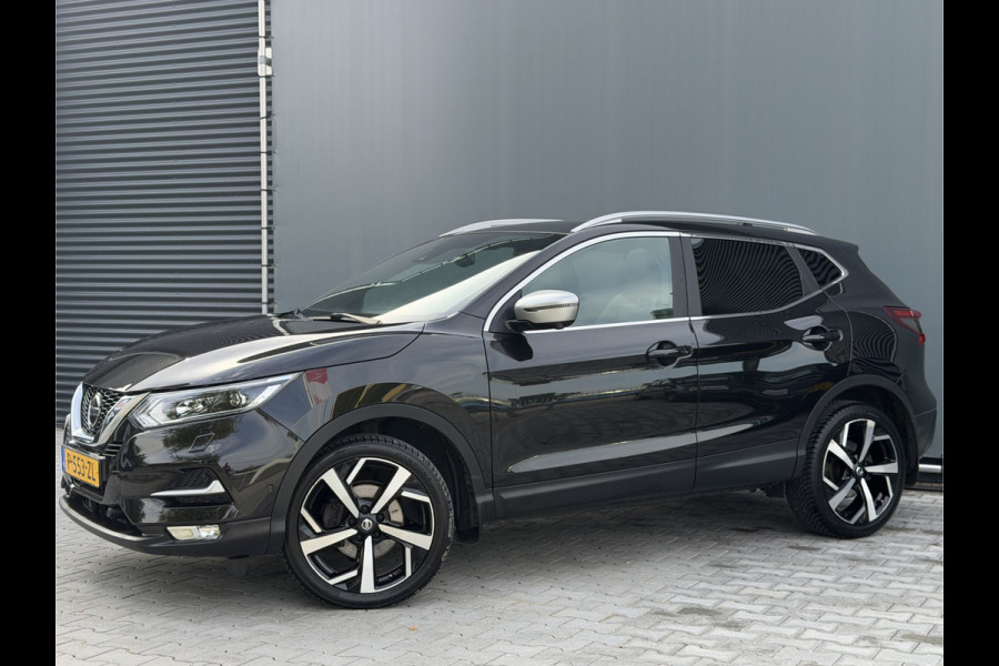 Nissan QASHQAI BWJ 2019 | 1.2T 116PK Tekna + | TREKHAAK | PANO DAK | LEER | CLIMA | 360 CAMERA | STOELVERW | 19'' LMV |