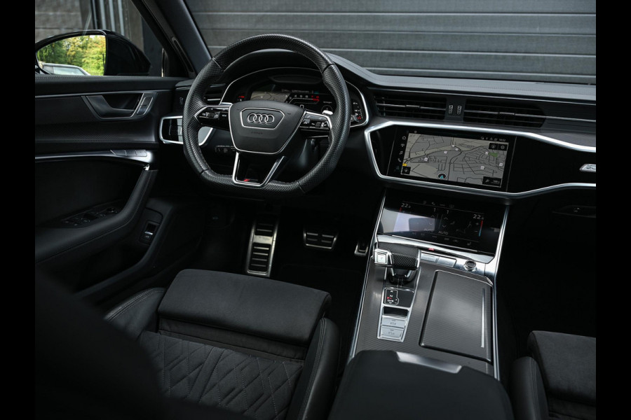 Audi A6 Avant RS 6 TFSI quattro | Achterasbesturing | VOSSEN Velgen | B&O | 360 Camera | Luchtvering | Memory Seat | Stoelverwarming V+A | Stuurverwarming | Ambiance Interieur | Trekhaak |