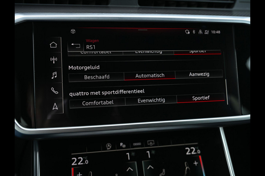 Audi A6 Avant RS 6 TFSI quattro | Achterasbesturing | VOSSEN Velgen | B&O | 360 Camera | Luchtvering | Memory Seat | Stoelverwarming V+A | Stuurverwarming | Ambiance Interieur | Trekhaak |