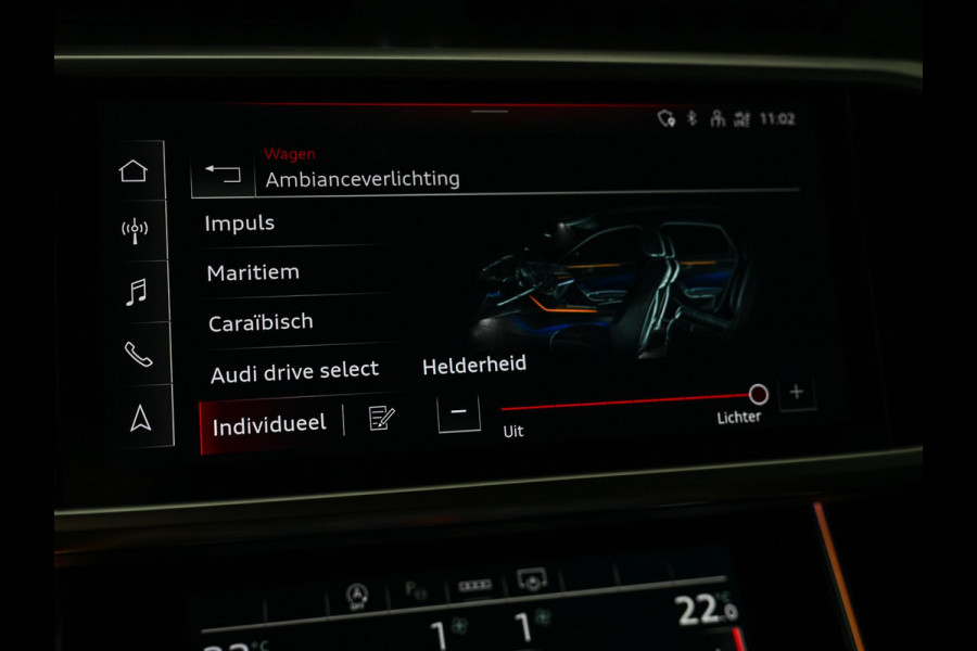 Audi A6 Avant RS 6 TFSI quattro | Achterasbesturing | VOSSEN Velgen | B&O | 360 Camera | Luchtvering | Memory Seat | Stoelverwarming V+A | Stuurverwarming | Ambiance Interieur | Trekhaak |