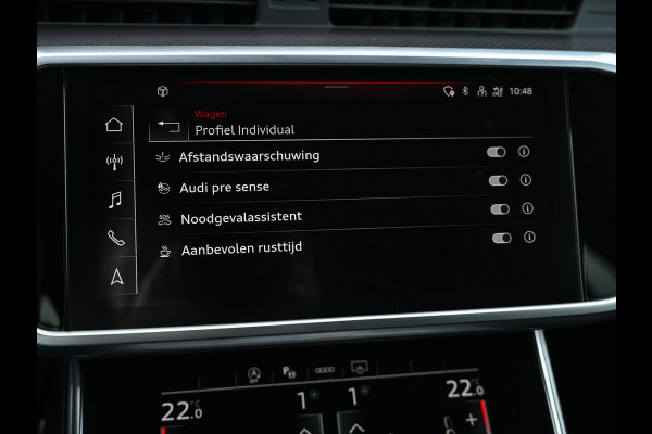 Audi A6 Avant RS 6 TFSI quattro | Achterasbesturing | VOSSEN Velgen | B&O | 360 Camera | Luchtvering | Memory Seat | Stoelverwarming V+A | Stuurverwarming | Ambiance Interieur | Trekhaak |