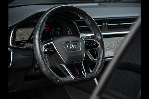 Audi A6 Avant RS 6 TFSI quattro | Achterasbesturing | VOSSEN Velgen | B&O | 360 Camera | Luchtvering | Memory Seat | Stoelverwarming V+A | Stuurverwarming | Ambiance Interieur | Trekhaak |