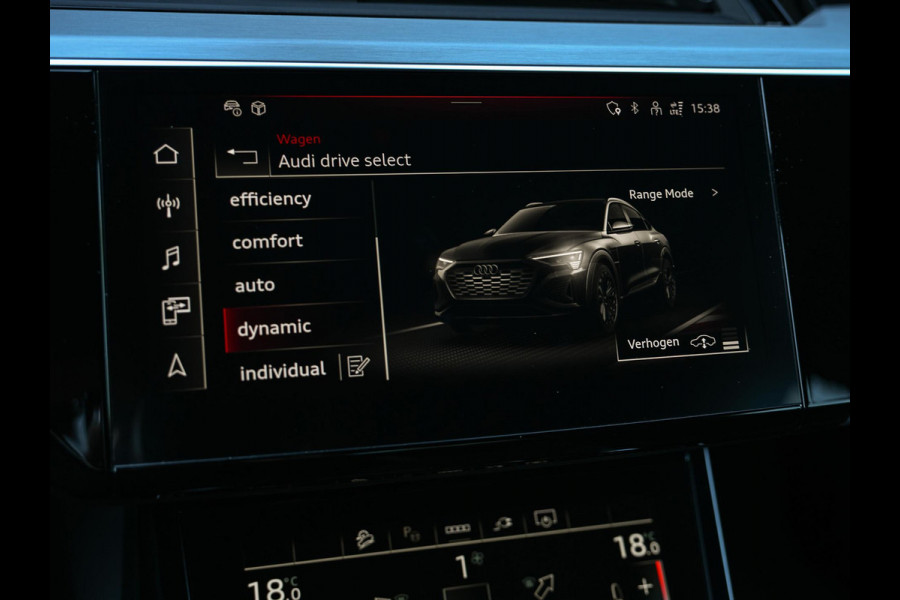 Audi Q8 e-tron Sportback 55 quattro S Edition 115 kWh 408pk | Panoramadak | 360 Camera | Luchtvering | Adaptive Cruise | Memory Seat | Stoel + Stuurverwarming | Keyless Entry | Elektr. Verst. Stuur |