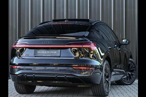 Audi Q8 e-tron Sportback 55 quattro S Edition 115 kWh 408pk | Panoramadak | 360 Camera | Luchtvering | Adaptive Cruise | Memory Seat | Stoel + Stuurverwarming | Keyless Entry | Elektr. Verst. Stuur |