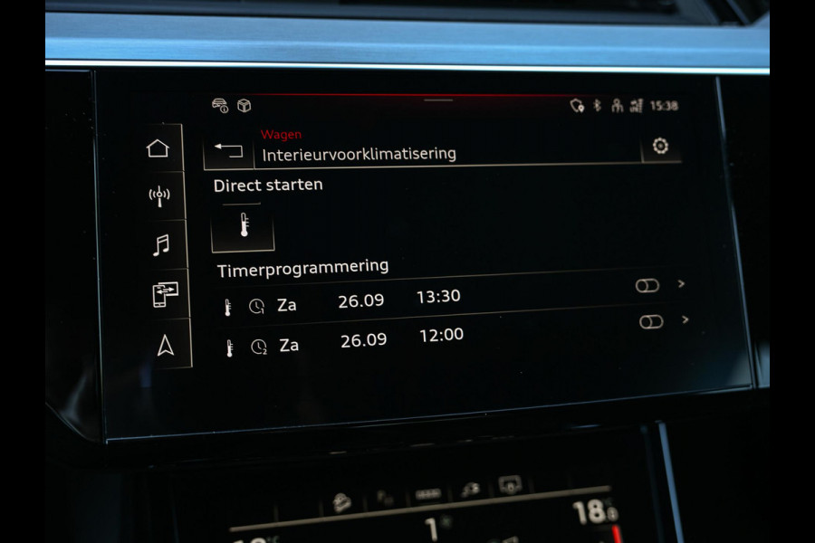 Audi Q8 e-tron Sportback 55 quattro S Edition 115 kWh 408pk | Panoramadak | 360 Camera | Luchtvering | Adaptive Cruise | Memory Seat | Stoel + Stuurverwarming | Keyless Entry | Elektr. Verst. Stuur |