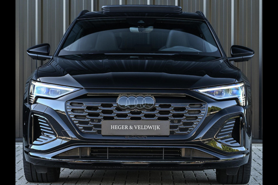 Audi Q8 e-tron Sportback 55 quattro S Edition 115 kWh 408pk | Panoramadak | 360 Camera | Luchtvering | Adaptive Cruise | Memory Seat | Stoel + Stuurverwarming | Keyless Entry | Elektr. Verst. Stuur |