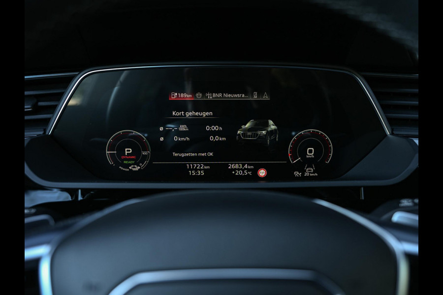 Audi Q8 e-tron Sportback 55 quattro S Edition 115 kWh 408pk | Panoramadak | 360 Camera | Luchtvering | Adaptive Cruise | Memory Seat | Stoel + Stuurverwarming | Keyless Entry | Elektr. Verst. Stuur |
