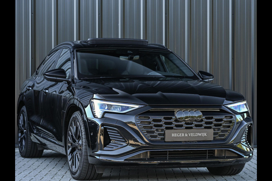 Audi Q8 e-tron Sportback 55 quattro S Edition 115 kWh 408pk | Panoramadak | 360 Camera | Luchtvering | Adaptive Cruise | Memory Seat | Stoel + Stuurverwarming | Keyless Entry | Elektr. Verst. Stuur |