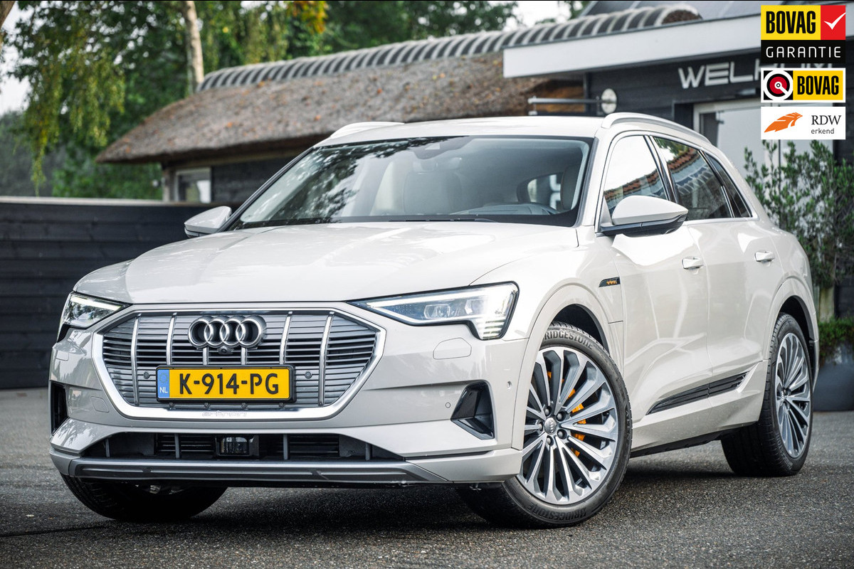 Audi e-tron E-tron 55 quattro advanced Pro Line Plus 95 kWh Soh 95% I Siambiege I Luchtvering I Stoelkoeling & verwarming I B&O