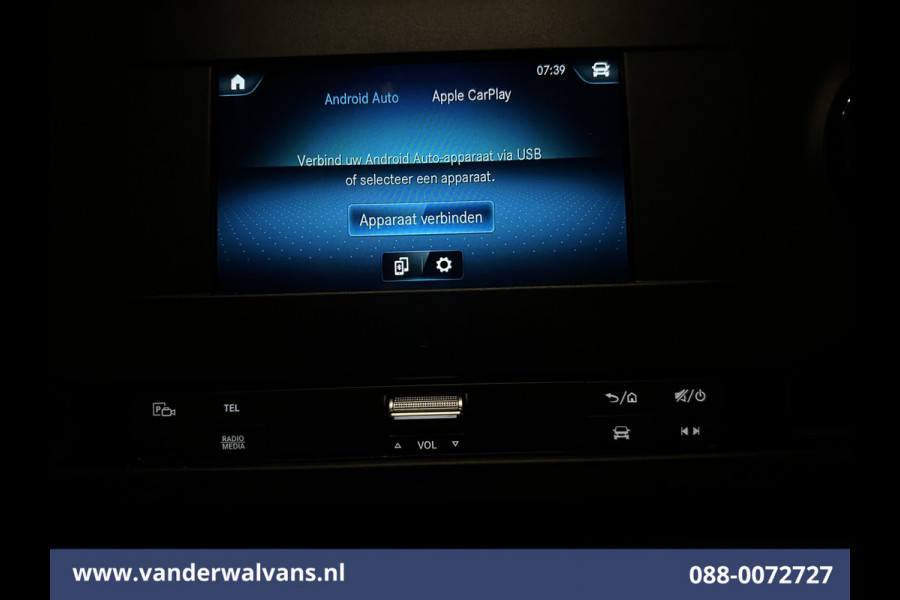 Mercedes-Benz Sprinter 317 CDI 170pk L2H2 Euro6 Airco | 360 graden Camera | Apple Carplay | Cruisecontrol | Stoelverwarming Android Auto, Chauffeursstoel, Parkeersensoren, Bijrijdersbank