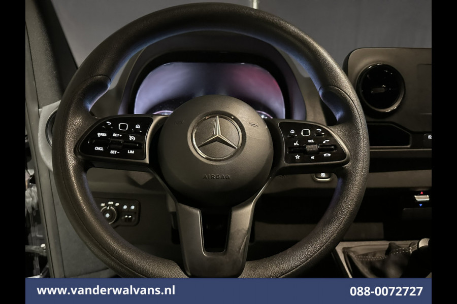 Mercedes-Benz Sprinter 317 CDI 170pk L2H2 Euro6 Airco | 360 graden Camera | Apple Carplay | Cruisecontrol | Stoelverwarming Android Auto, Chauffeursstoel, Parkeersensoren, Bijrijdersbank