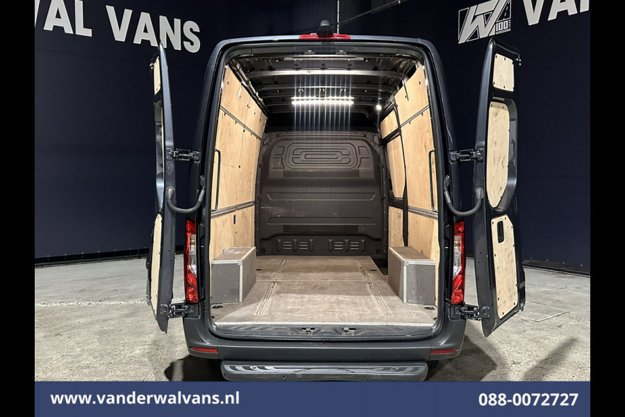 Mercedes-Benz Sprinter 317 CDI 170pk L2H2 Euro6 Airco | 360 graden Camera | Apple Carplay | Cruisecontrol | Stoelverwarming Android Auto, Chauffeursstoel, Parkeersensoren, Bijrijdersbank