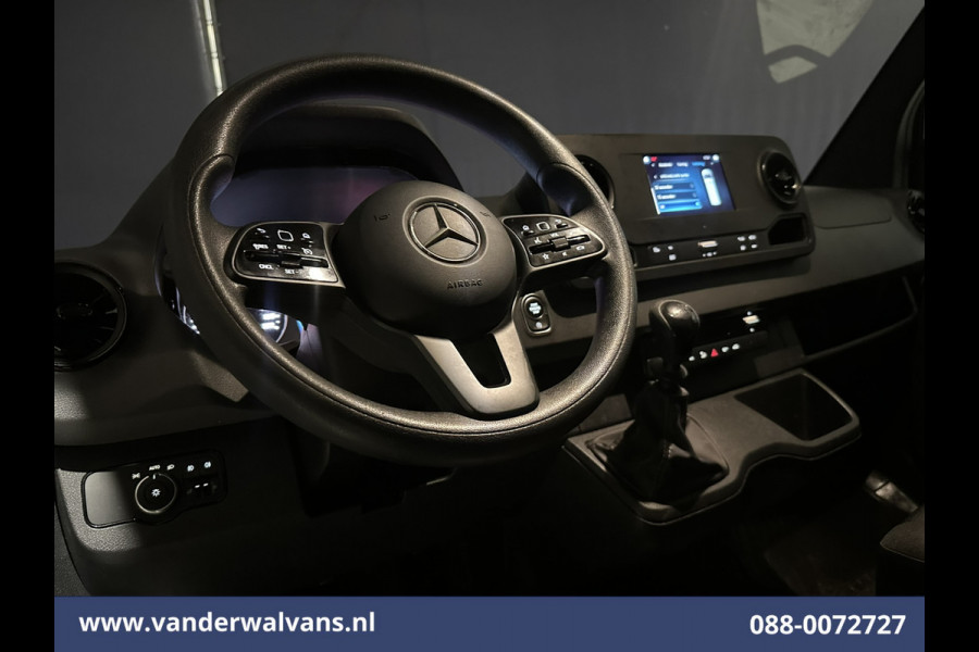 Mercedes-Benz Sprinter 317 CDI 170pk L2H2 Euro6 Airco | 360 graden Camera | Apple Carplay | Cruisecontrol | Stoelverwarming Android Auto, Chauffeursstoel, Parkeersensoren, Bijrijdersbank