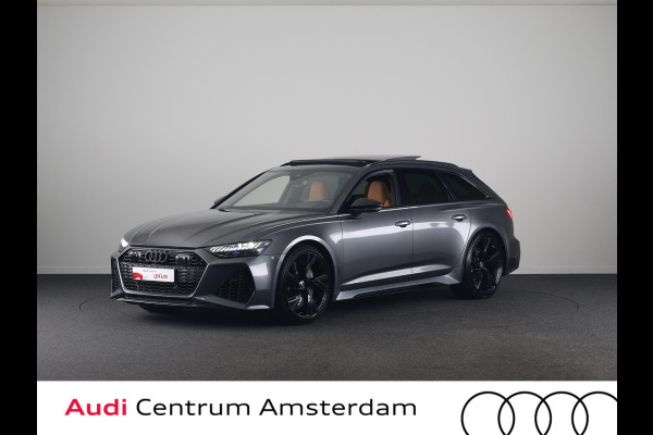 Audi RS6 Avant 4.0 TFSI quattro 600pk | Panoramadak | Keramische remmen | Head up Display | B&O | Servo sluiting | Vierwiel besturing |
