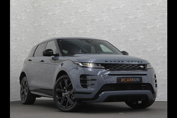Land Rover Range Rover Evoque 1.5 P300e AWD R-Dynamic | Panorama | Leder | Meridian-Sound | Black-Optic | Sfeerverlichting | Stoelverwarming | Stuurverwarming | Camera | Elek. Achterklep | Voorruit Verwarming | Elektrische Stoelen | Lane Assist |