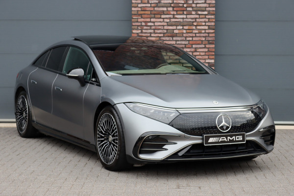 Mercedes-Benz EQS 580 4MATIC AMG Line 108 kWh | Luchtvering | Hyperscreen | Achterasbesturing | Distronic+ | Stoelventilatie | Massage | HUD | Verwarmd Stuurwiel | Digital Light |