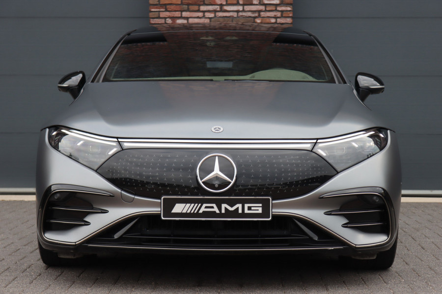 Mercedes-Benz EQS 580 4MATIC AMG Line 108 kWh | Luchtvering | Hyperscreen | Achterasbesturing | Distronic+ | Stoelventilatie | Massage | HUD | Verwarmd Stuurwiel | Digital Light |